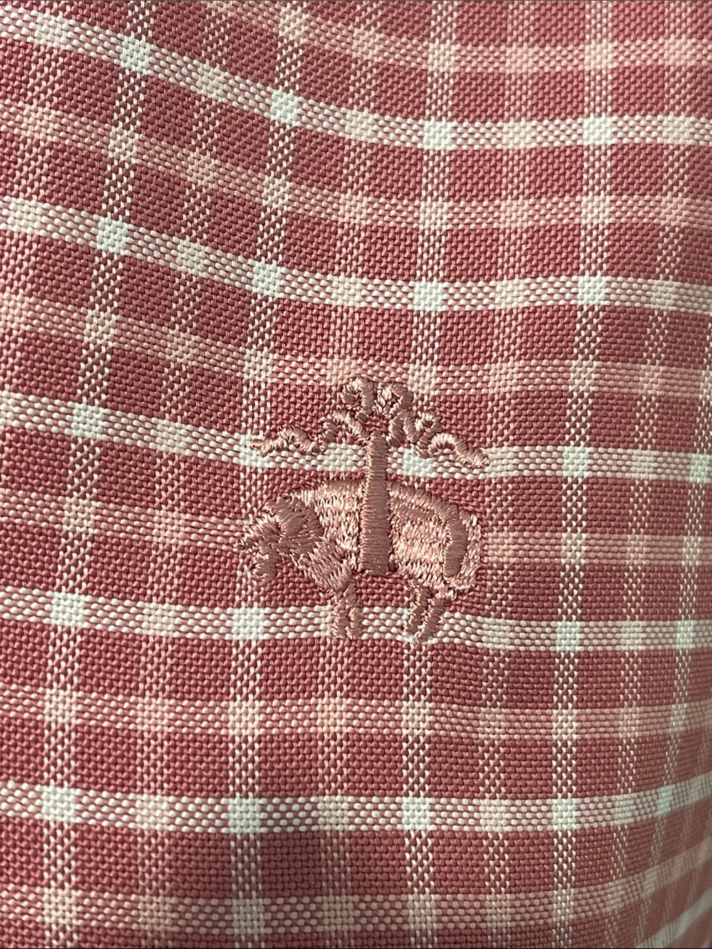 Brooks Brothers Preppy Pink and White Gingham Button Down Shirt Size 10 - Picture 5 of 10